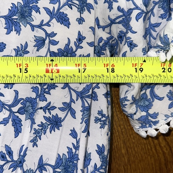 R. Vivimos Summer Short Sleeve V Neck Floral Print Casual Bohemian Midi Dress - Picture 11 of 14